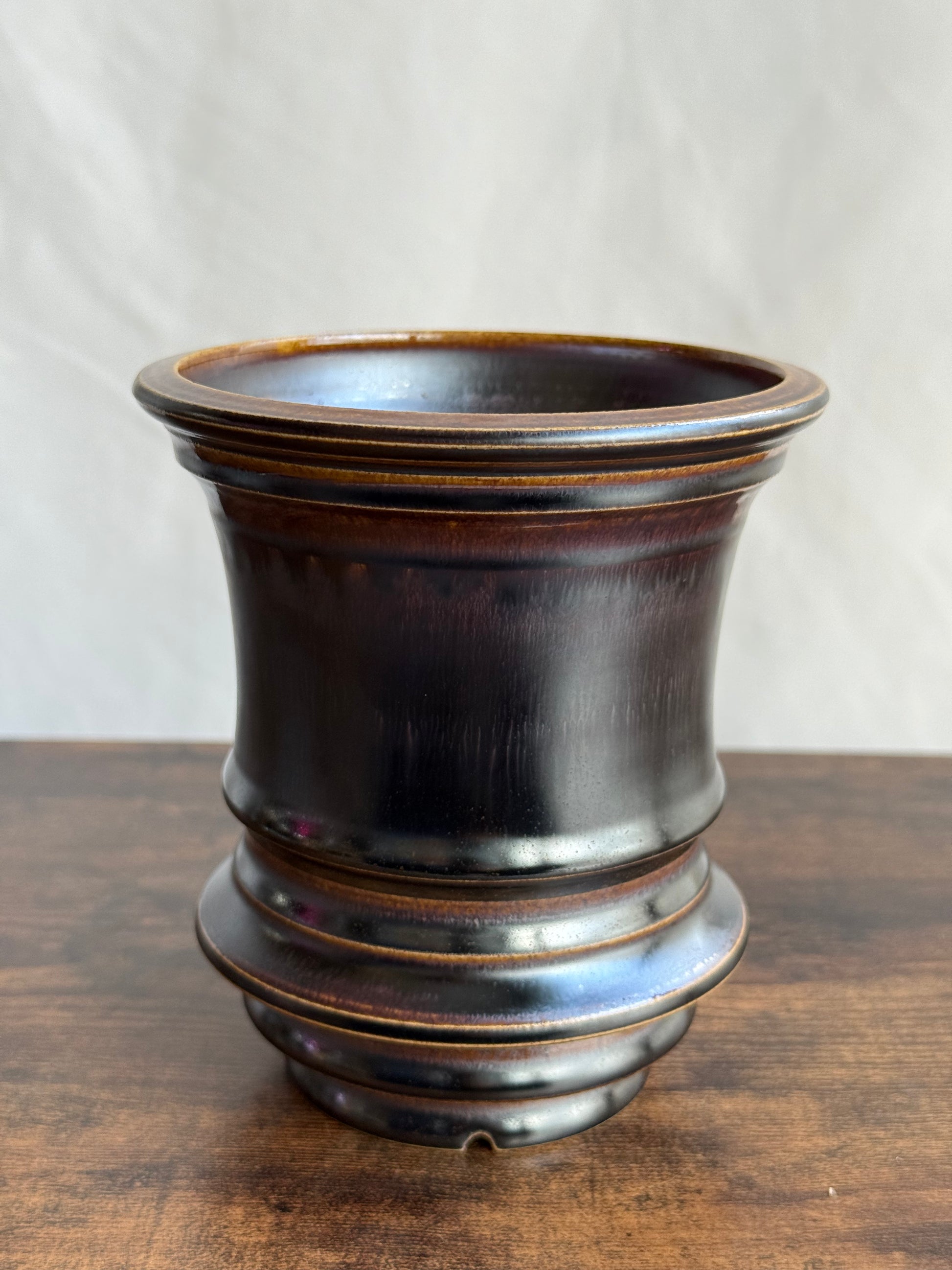 野火製陶<br>Wildfire Studio<br>手作鉢‘Burgundy’ WS2