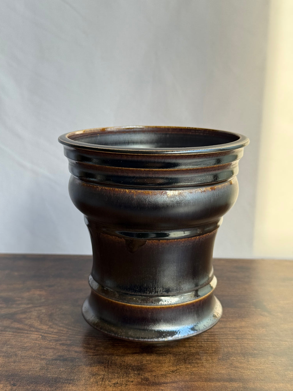 野火製陶<br>Wildfire Studio<br>手作鉢‘Burgundy’ WS4