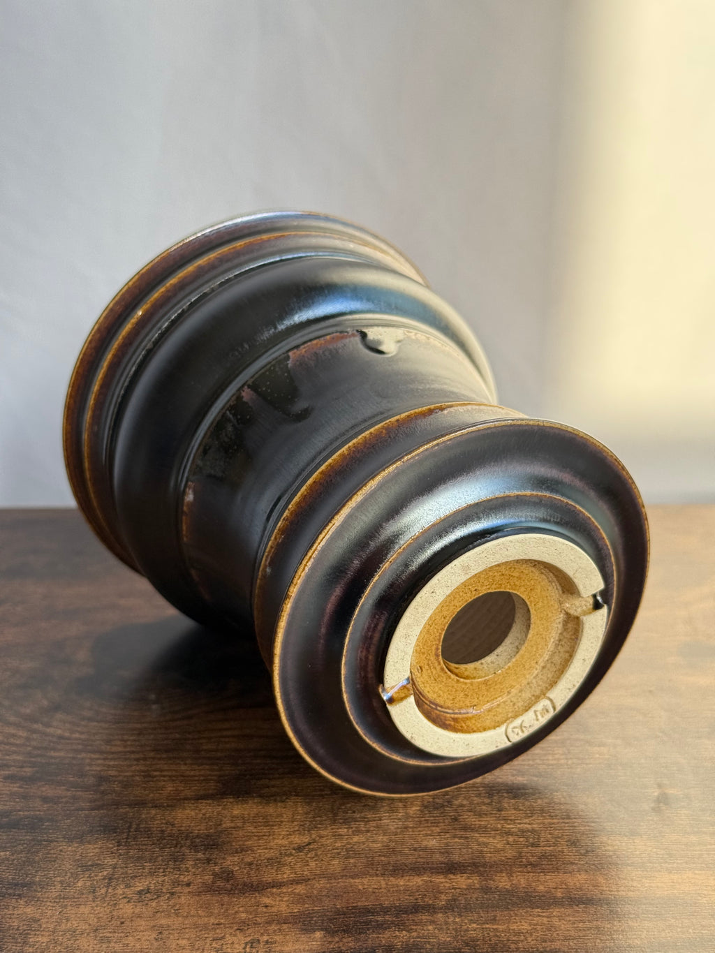 野火製陶<br>Wildfire Studio<br>手作鉢‘Burgundy’ WS4