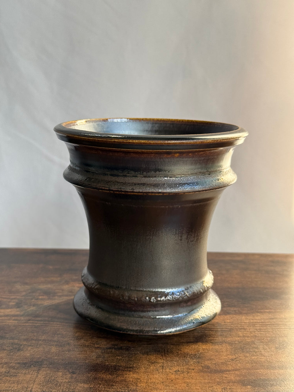 野火製陶<br>Wildfire Studio<br>手作鉢‘Burgundy’ WS5