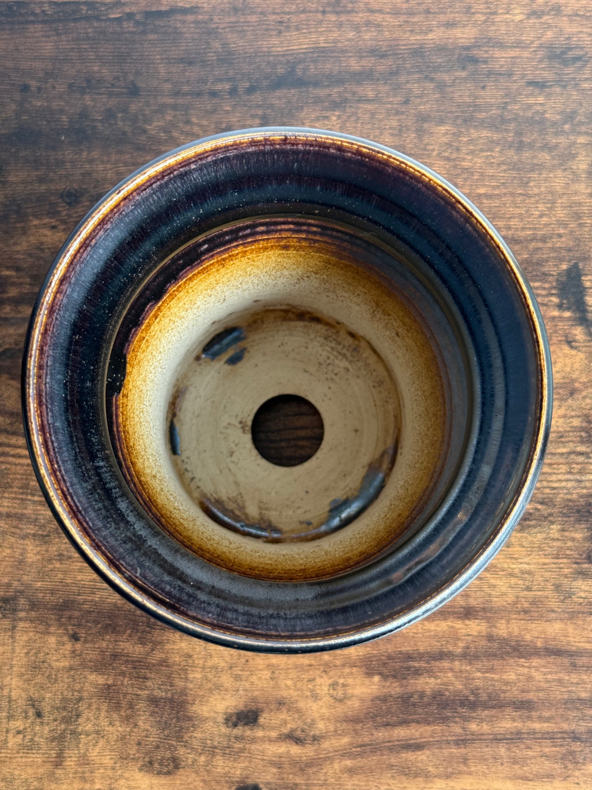 野火製陶<br>Wildfire Studio<br>手作鉢‘Burgundy’ WS6